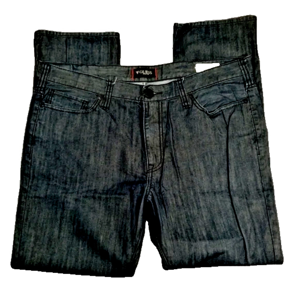 Guess Men's Ultra Jeans Size 40 Grey/Black Wash Slim McCrae Fit Black Label